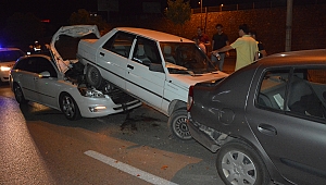 Kaza sonrası araçlar bu hale geldi