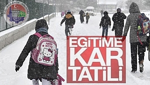 Eskipazar İlçesinde Eğitime Kar Engeli