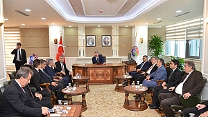 Sağlık Bakanı Koca, Karabük Valiliğini ziyaret etti