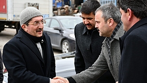 Vergili Cumayanı Sanayi Sitesindeki Esnaflar İle Öğle Yemeğinde Bir Araya Geldi