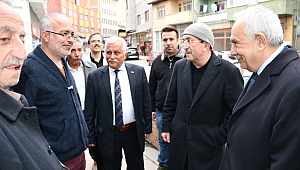 BAŞKAN VERGİLİ KAYABAŞI MAHALLESİNDEKİ ESNAFLARI ZİYARET ETTİ