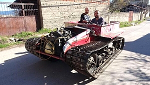 Hurdalıktan Aldılar, Paletli Kar Aracı Yaptılar