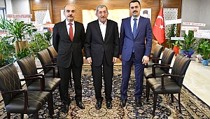 Patlak ve Özer'den Başkan Vergili'ye Hayırlı Olsun Ziyareti