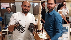 Robotik Yürüyen El projesi ilgi gördü