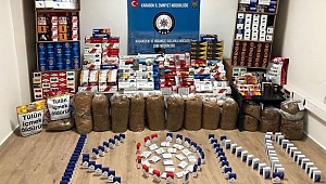 Safranbolu'da 100 kilo kaçak tütün ele geçirildi