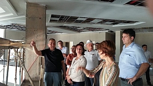 Başkan Köse Kültür Merkezinde İncelemelerde Bulundu