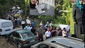 Kazada ölen Nihal'in tabutunun üzerine duvak örtüldü