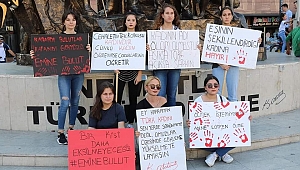 Safranbolu'da Emine Bulut cinayeti protesto edildi