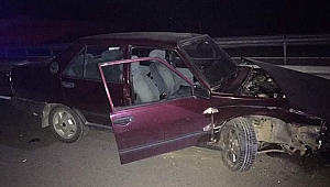 Alkollü sürücü kaza yaptı: 2 yaralı