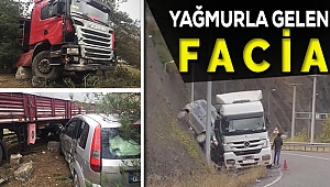 Karabük'te kazalar yürekleri ağza getirdi