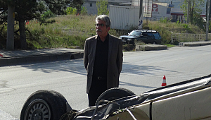 Korna Sesinden Korktu Kaza Yaptı