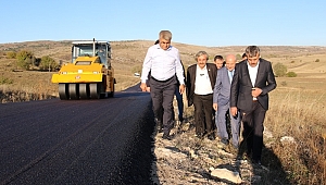 Vali Gürel, Asfalt Çalışmalarını İnceledi
