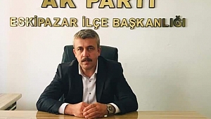 AK Parti Eskipazar İlçe Başkanı İsmail Palaz istifa etti