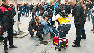 Çarşı ortasında vahşet! Akraba kavgasında kan aktı