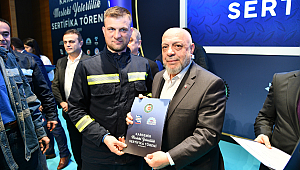KARDEMİR'de personele mesleki yeterlilik belgesi verildi