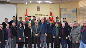 Köy Muhtarları, Genel Sekreter Uzun'u ziyaret etti