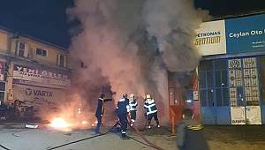 Yangında yaralanan çalışan konuştu