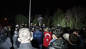Karabük'te İdlib şehitleri için 300 araçlık konvoy