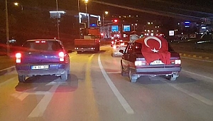 Karabük'te şehitler için konvoy düzenlendi