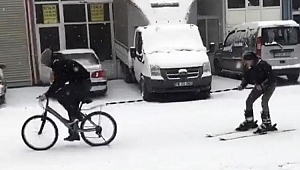 Şehir merkezinde kayak keyfi!.