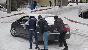Sürücüler zor anlar yaşadı!