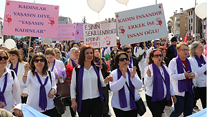 Kadınlardan Farkındalık ve Dayanışma Yürüyüşü