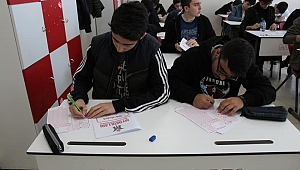 MY Kolej'de Bursluluk sınavı heyecanı