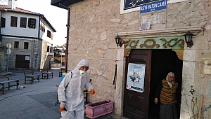 Safranbolu'da Camiler Dezenfekte Edildi