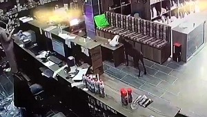 Poşette bulunan poğaçaları böyle çaldı