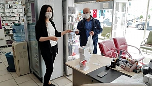 PTT tarafından 7500 Kişiye maskeleri teslim edildi