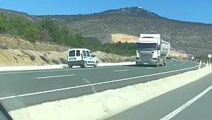 Safranbolu'da ters yönde giden araç sürücüsüne ceza