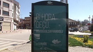 Safranbolu'da yöresel şivelerle 'Evde Kal' uyarısı