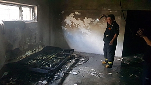 Karabük'te ev yangını: 7 kişi dumandan etkilendi