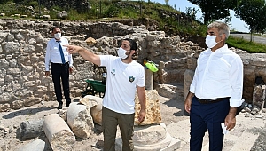 Vali Gürel, Hadrianapolis Antik Kentinde İncelemelerde bulundu