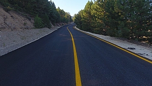Köy Yollarında Yol Çizgi Çalışmalarına Başlandı
