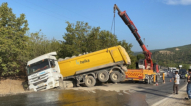 Kamyon kazası ucuz atlatıldı - Genel - www.ajanskarabuk.com - HABER SİTESİ