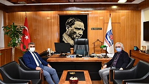 Vali Gürel'den, Kardemir AŞ Genel Müdürü Utkanlar'a iade-i ziyaret