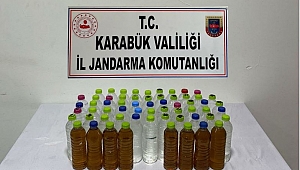 Karabük'te sahte içki operasyonu