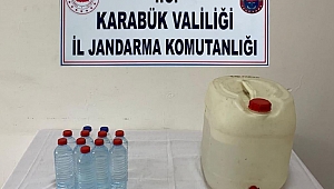 Sahte içki operasyonunda bir kişi gözaltına alındı