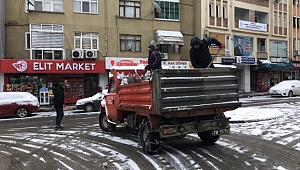Yenice'de Kar Temizleme Çalışmaları Yapılıyor