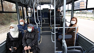 Başkan Köse Yeni Nesil Halk Otobüsüyle Karabük'e Yolculuk Yaptı