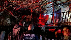 Karabük'te korkutan yangın!