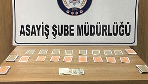 Polis kumar oynayanlara göz açtırmadı