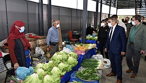 Vali Gürel Pazaryerlerini Ziyaret Ederek İncelemelerde Bulundu