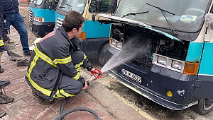Yangına polis müdahalesi