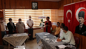 Başkan Elif Köse Minibüsçüler Kooperatifi Yeni Yönetimine Başarılar Diledi