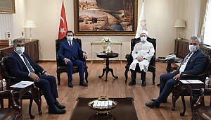 Karabük Heyeti'nden Diyanet İşleri Başkanı Erbaş'a Ziyaret