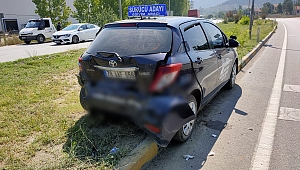 Karabük'te sürücü adayı kaza yaptı : 5 Yaralı
