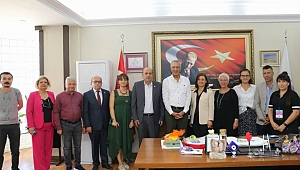 Karaca ve Tarhan Başkan Köse'yi Ziyaret Etti