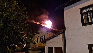 Safranbolu'da korkutan yangın!